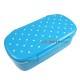 Japanese Microwavable Bento Lunch Box Polka Dot with Sections