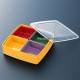 Square Bento Lunch Box Food Storage Removable 4 Compartments Large
