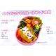 Japanese Bento Decoration Ham Cheese Cutter Set 12pcs with Baran