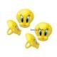 Food Decorating Party Ring Topper Tweety Bird Face 12 pcs
