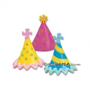 Food Decorating Topper Party 3D Hat 6 pcs