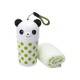 Portable Bento Oshibori Hand Towel Set with Panda Case