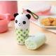 Portable Bento Oshibori Hand Towel Set with Panda Case