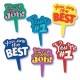 Food Decorating Pick Puffy Pick Great Job Message