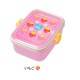 Microwavable Japanese Bento Box Lunch Snack Box Strawberry Flower