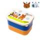 Microwavable Japanese Mini 2-tier Bento Snack Box Boy  