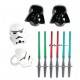 Food Decorating Pick Star Wars Molded Ring Light Saber Pick
