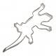 Bento Decoration Ham Cheese Cookie Cutter Lizard Gecko 5"  