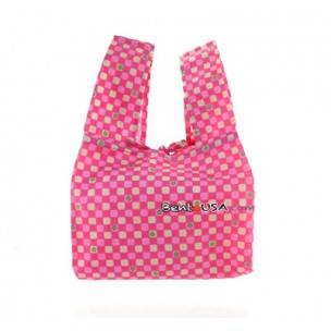 Japanese Bento Cloth Tote Bag for bento box lunch box - Pink Flower