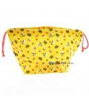 Japanese Bento Cloth Bag for bento box lunch box - Small Yellow