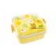 Microwavable Bento Box Snack Container Bear Yellow
