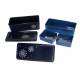 Japanese Bento Lunch Box Designer Set Slim Blue with Dividers