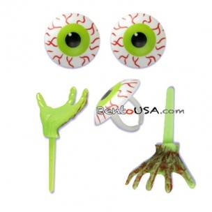 Food Decorating Pick Monster Molded Ring Pick Halloween Food Decorating Pick Monster Molded Ring Pick Halloween