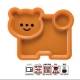 Microwavable Cute Lunch Plate Dish for Kids - 3 Sections