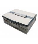 Japanese Bento Box Accessory Insulated Bento Lunch Bag White Grey
