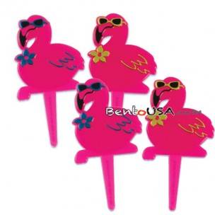 Food Decorating Pick Flamingo Luau Food Picks Food Decorating Pick Flamingo Luau Food Picks