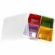 Bento Lunch Box Food Storage Removable 4 Compartments Medium