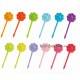 Japanese Bento Accessory Cute Food Pick Flower 12 pcs
