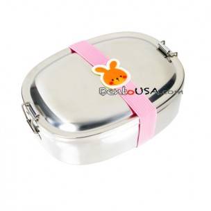 Finest Stainless Steel Bento Lunch Box 2 Containers Deluxe set