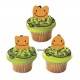 Food Decorating Pick Cute Happy Pumpkin 8 pcs