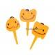 Food Decorating Pick Cute Happy Pumpkin 8 pcs