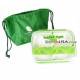 3 Sections Flat Food Storage Bento Lunch Box with Bag Small 650ml