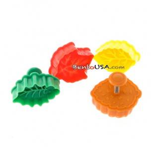 Bento Pastry Cookie Cutter and Stamp Leaves