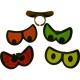 Food Decorating Party Ring Scary Funny Eyes 4 Designs