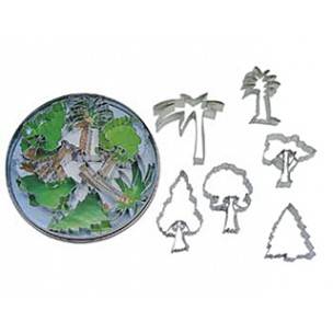 Bento Ham Cheese Cookie Cutter with Case Tree Bento Ham Cheese Cookie Cutter with Case Tree
