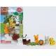 Cute Japanese Safari Animal Puzzle Eraser Set 