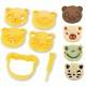 CuteZcute Bento Food Deco Cutter and Pastry Press Kit 