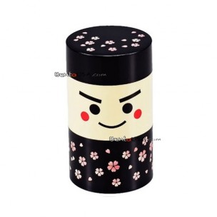 Japanese Kokeshi Tea Container Accessories Box 2 tier