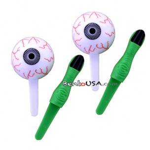 Food Decorating Party Pick Scary Eye Finger 