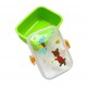 Microwavable Japanese Bento Box Lunch Snack Box Green