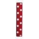 Japanese Bento Box Elastic Belt Bento Strap Polka Dots RED