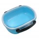 Japanese Microwavable 1 Tier Bento Box Lunch Box Oval Blue 