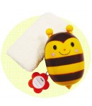Portable Bento Oshibori Towel Set with Bee Case