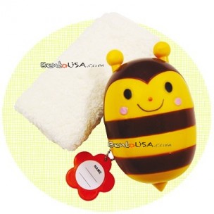 Portable Bento Oshibori Hand Towel Set with Bee Case Portable Bento Oshibori Hand Towel Set with Bee Case