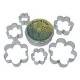 Bento Ham Cheese Scalloped  Cookie Cutter and Case