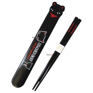 Japanese Bento Chopsticks with Case Black Cat Japanese Bento Chopsticks with Case Black Cat