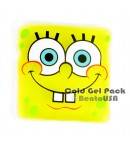 Reusable Cold Gel Pack Sponge Bob for Pain Relief and Bento Box