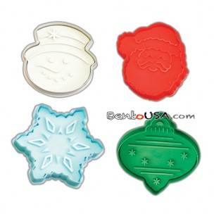 Bento Pastry Cookie Cutter and Stamp L Xmas