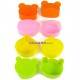 Microwavable Bento Thin Silicone Food Cup Animal