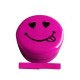 Microwavable Kids Bento Box Smiley Lunch Box with Strap Pink
