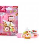 Cute Japanese Cake Ice Cream Puzzle Eraser Set