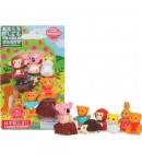 Cute Japanese Kawaii Animal Puzzle Eraser Set