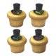 Food Decorating Topper Party 3D Top Hat 6 pcs