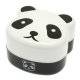 Japanese Bento Box 2 tier Lunch Box with Strap Panda Face