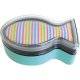 Bento Box 2 tier Lunch Box with Strap Fish Shape Cold Pack