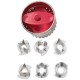 Bento Decoration 7 Pc Linzer Cut Outs Cookie Cutter Set